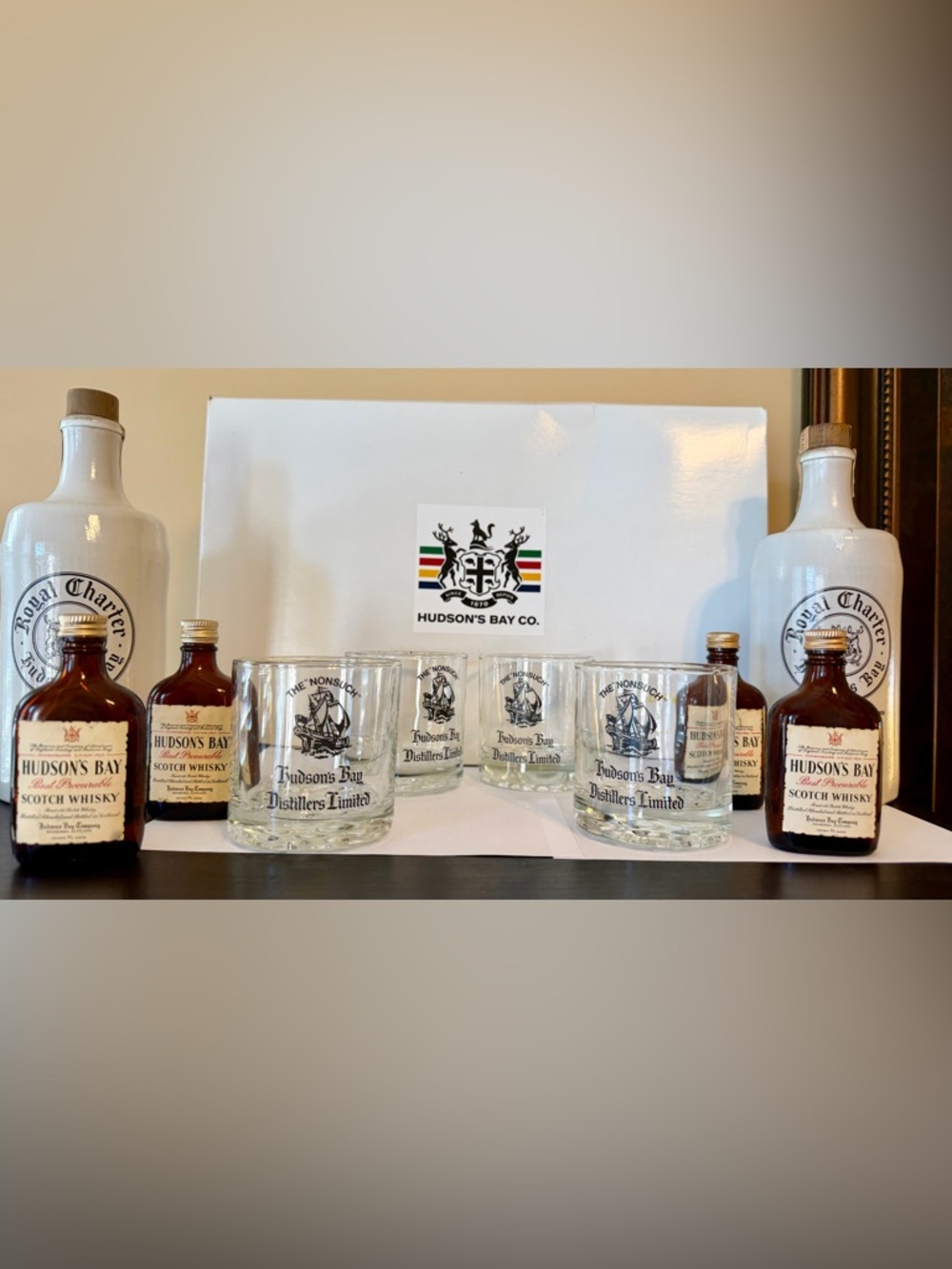 Hudson's Bay Company Collectible Vintage Whiskey Appreciation Set